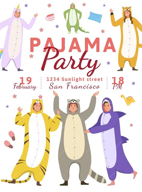 Free Clipart Pajama Party