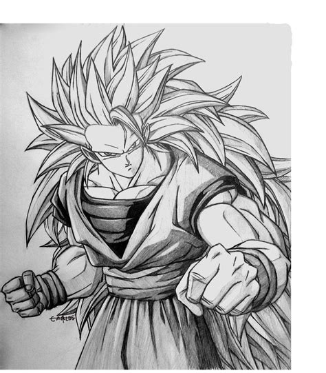 Carlos Desenhos Dragon Ball Z Goku Ssj3 Goku Desenho Desenhos Desenho