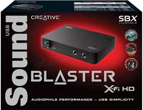 Carte son externe Creative Sound Blaster X FI HD USB à prix bas