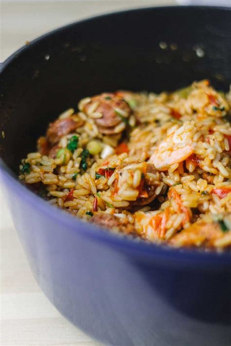 Jambalaya Mit Wurst Huhn Und Garnelen Moey S Kitchen Foodblog