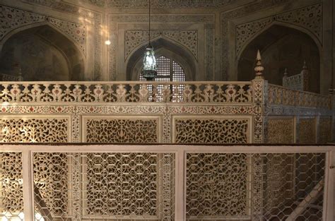 Agra Taj Mahal Jali Screen Around Cenotaphs Of Shah Jaha Flickr