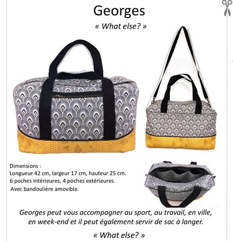 Georges Le Sac Indispensable Tutoriel Et Patron Couture Les Tutos