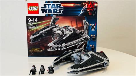 Lego Star Wars 9500 Sith Fury Class Interceptor Review Youtube