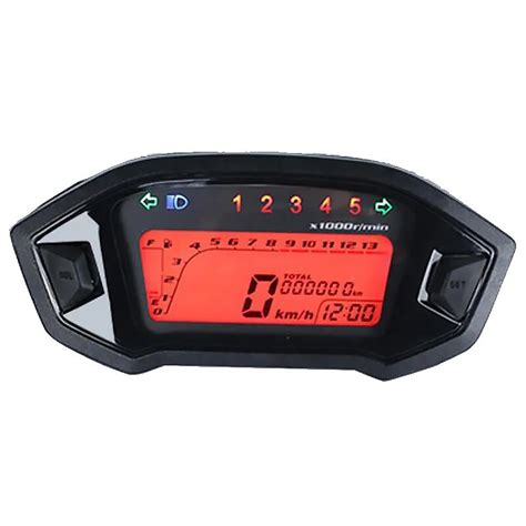 Veloc Metro Digital Lcd Universal Para Motocicleta Od Metro Tac Metro