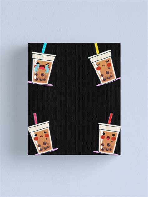 Bubble Tea Boba Tea Cute Bubble Tea Pack Sticker Set Canvas Print For Sale By Redakhatib