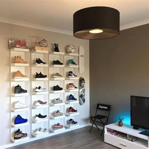 33 Popular Shoes Closet Design Ideas Sneakerhead Room Shoe Room