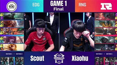 2019德玛西亚杯 决赛 RNG vs EDG Game 1 Demacia Cup 2019 Finals YouTube