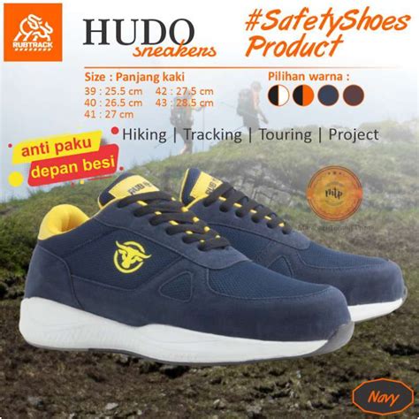 Jual Rubtrack Hudo Man Series Safety Shoes Sepatu Ujung Besi Pria Anti