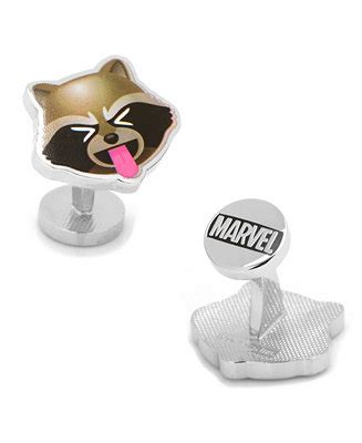 Cufflinks Inc. Rocket Raccoon Emoji Cufflinks - Macy's