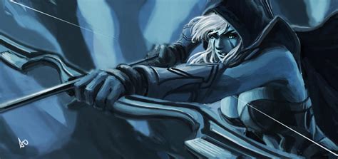 Dota 2 Drow Ranger By Borjen Art On Deviantart