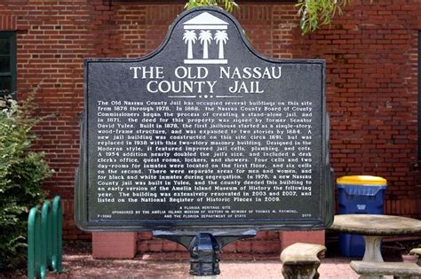 The Old Nassau County Jail Historical Marker