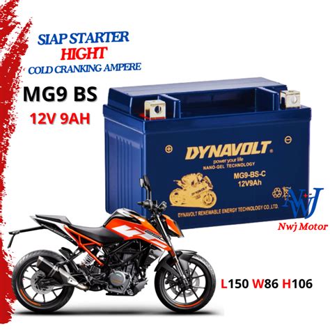 Jual Aki Kering Dynavolt Ktm Duke Duke Rc Rc Mg Bs