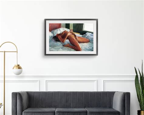 Figure Wall Art Print Romantic Poster Sexy Naked Woman Body Posters