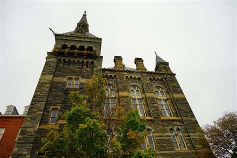 Campus Building on the Georgetown University Stock Image - Image of ...