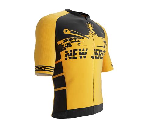 Scudopro Pro Elite Short Sleeve Cycling Jersey New Jersey Usa State Ic