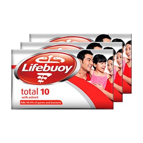 Lifebuoy Soap Total 10 Antibacterial Soap Kills 99 9 Germs Activ