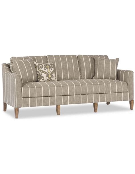 Grey Pinstripe Sofa