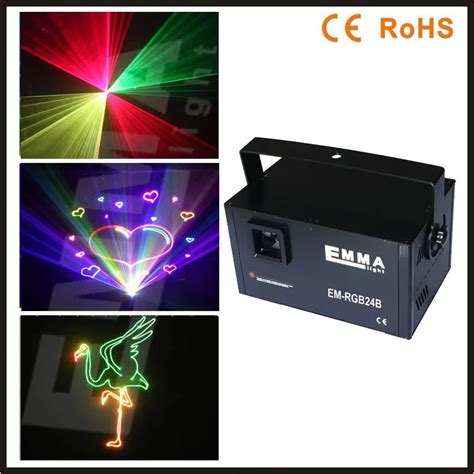 1500mW 24 CH DMX 512 RG Laser 1 5w RGB LED Aurora Background Effect