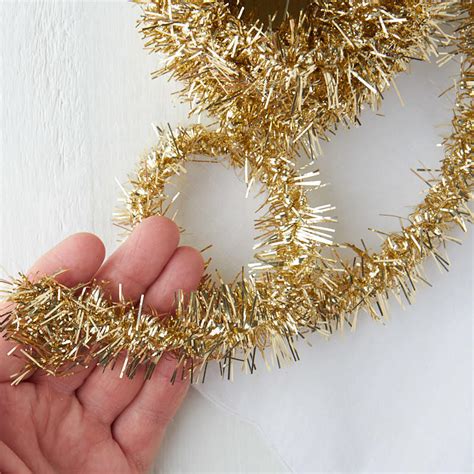 Metallic Gold Tinsel Garland Christmas Garlands Christmas And