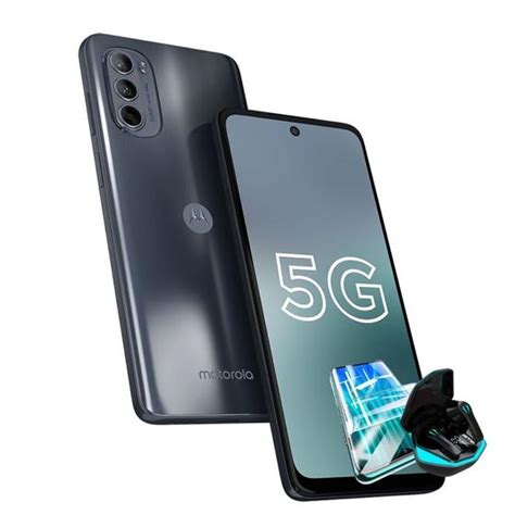 Smartphone Moto G62 5G Preto Motorola Octa Core 128gb 4gb Display 6 4