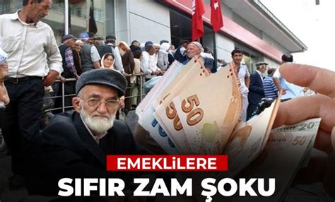 Emeklilere sıfır zam şoku İnegöl Online