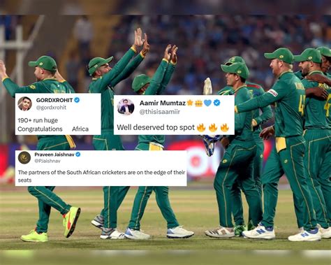 Well Deserved Spot Fans React As South Africa Beat New Zealand By