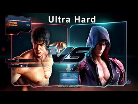 Tekken Marshall Law Vs Jin Kazama Ultra Hard Ps Gameplay Tekken