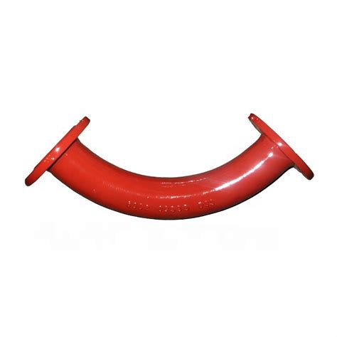 Fbe Coated Dci Double Flange Long Radius Bend China Ductile Iron Pipe