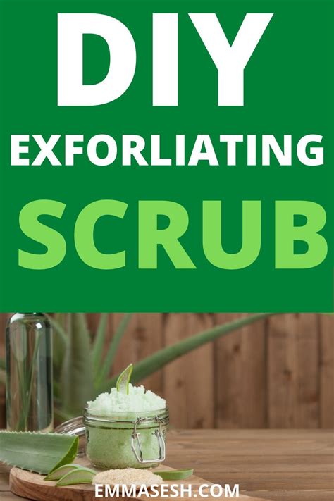 DIY Exfoliating Scrub EMMA SESH Exfoliating Scrub Diy Diy