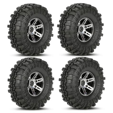 Buy LAFEINA 1 9 110mm Rubber Tires And Alloy Beadlock Wheel Rims For 1