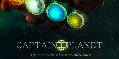 Captain Planet Gets A Modern Superhero Movie Poster In Fan Art