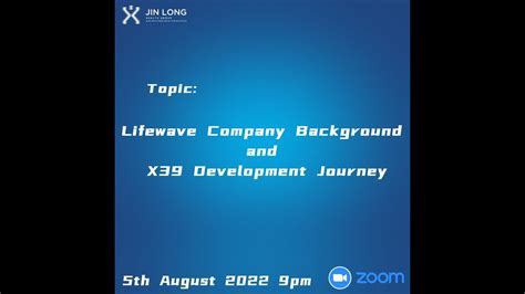 Lifewave Company Background X Development Journey On Th Aug