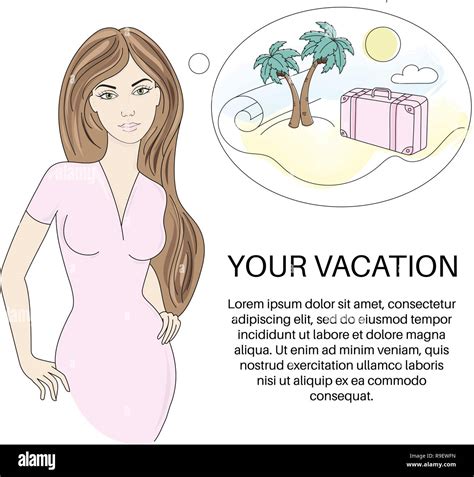 Plane Vacation Summer Vector Illustration For Wall Decorations