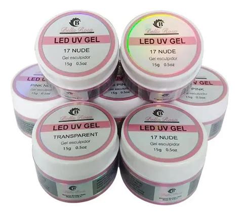 Unidades De Gel Uv Led Para Escultor De U As Acrigel Nude Color G Mercadolibre