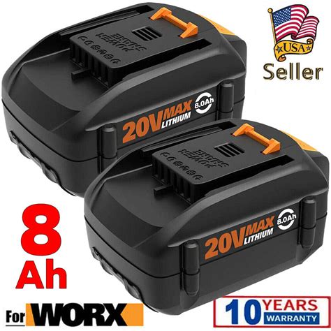 Pack For Worx Wa V Max Lithium Battery Ah Power Tools