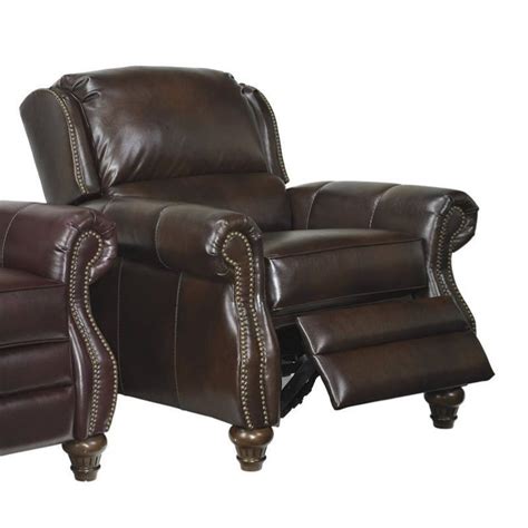 Ashley Elberton Durablend Low Leg Recliner In Espresso 2060030