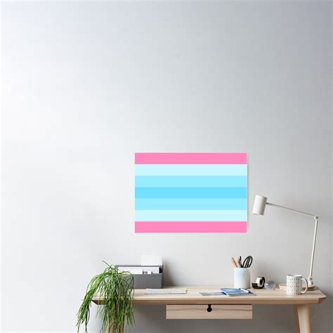 Trans Masculine Pride Flag Poster For Sale By Olivks Redbubble