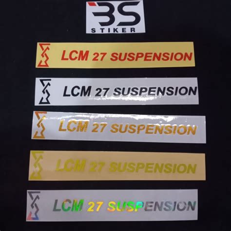 Jual Sticker Lcm 27 Suspension Cutting Sticker Cutting Motor Cutting