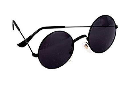 Hippon Black Round Sunglasses for Men And Women | Fair Price Store