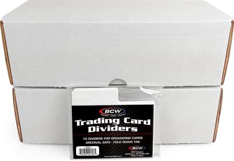 Amazon Bcw Bundle Count Corrugated Cardboard Trading Card