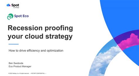 Recession Proofing Your Cloud Strategy Netapp Tv