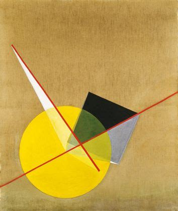 Yellow Circle László Moholy Nagy American born Hungary 1895 1946