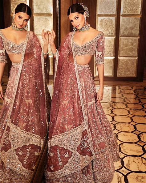 Tara Sutaria Gives Us Bridal Fashion Goals In Embellished Pink Lehenga