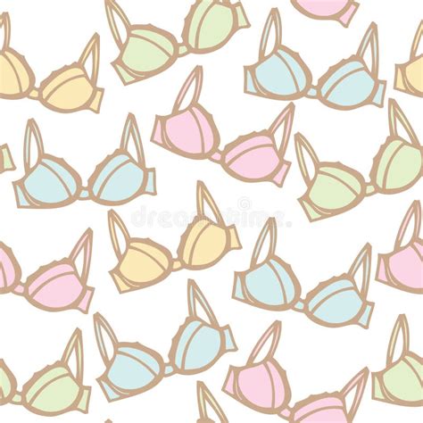 Seamless Pattern Background Of Lingerie Stock Vector Illustration Of