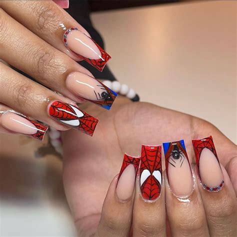 Spiderman Nails Tumblr