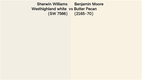 Sherwin Williams Westhighland White SW 7566 Vs Benjamin Moore Butter