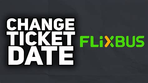 How To Change Flixbus Ticket Date Easy Youtube