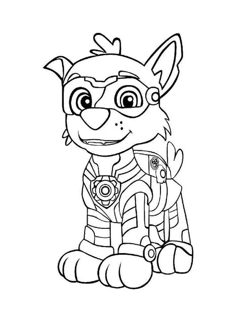 Paw Patrol Mighty Pups Tracker Coloring Pages Coloring Page Blog Porn Porn Sex Picture