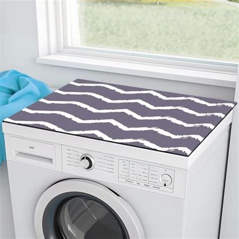 Zylorix Washer And Dryer Covers For The Top 2pcs 27 X 27 Anti Slip