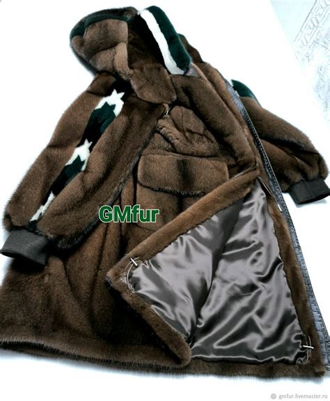 Шуба-парка норковая с капюшоном в интернет-магазине на Ярмарке Мастеров ...